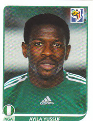 Ayila Yussuf Nigeria samolepka Panini World Cup 2010 #134